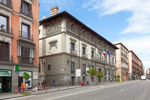 Abrantes Palace in Madrid Stock Photos