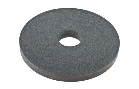 Abrasive circle isolated on white background Stock Photos