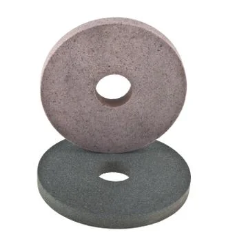Abrasive circle isolated on white background Stock Photos