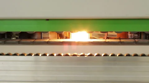 ABS edging machine Stock Footage 35737813