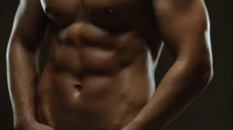 Abs. Slow motion. Loop Stock Footage 53155557