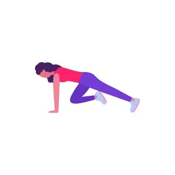 Abs training Illustrazione stock