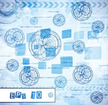 Absdesigntract tech Stock Illustration