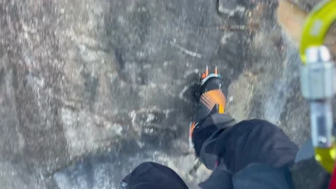 Abseiling Stock Footage 208092313