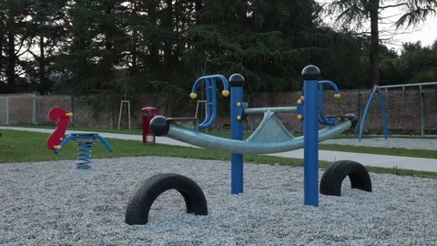 Absence of children in the park, Stock Footage 83594060