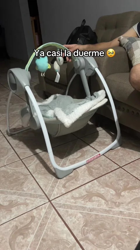 Absentmindedly Putting The Empty Rocker To Sleep, Tepatitlan de Morelos, Jalisco Stock Footage 316845893