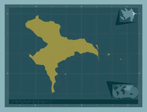 Absheron, Azerbaijan. Solid color shape イラスト素材