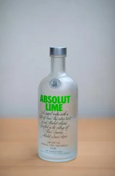Absolut Lime Vodka. Stock Photos