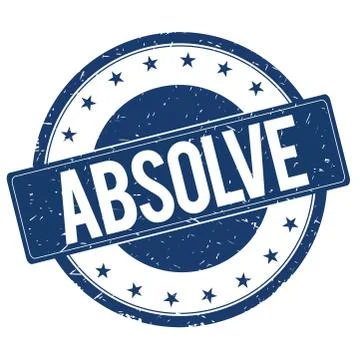 ABSOLVE stamp sign Stock Illustration
