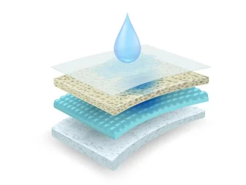 Absorbency Illustrazione stock