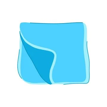 Absorbent burp cloths cartoon vector illustration Stock Illustration