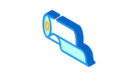 Absorbent compress dressing first aid isometric icon animation Vídeos de archivo 327295081