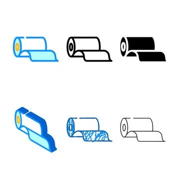 Absorbent compress minimal dressing first aid color icon vector Stock Illustration