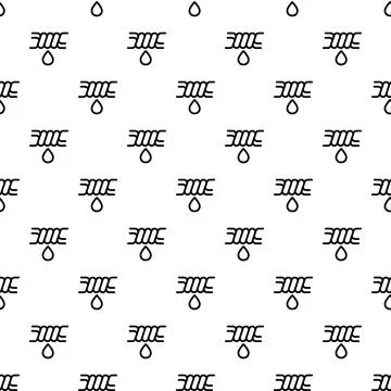 Absorbent material line drawing seamless pattern Stock Illustration