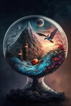 Absorbing tattoo Stock Illustration