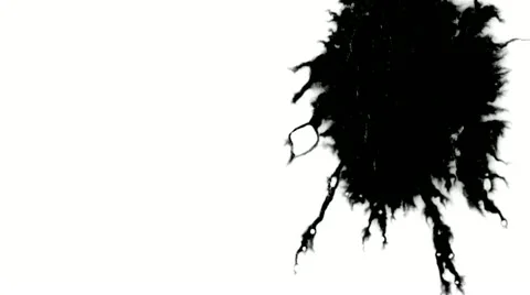 Absorbs Ink paint. Stock Footage