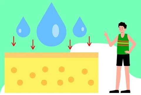 Absorption Concept Illustration Stock Illustration