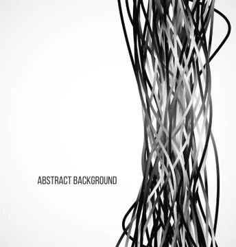 Absract black background with vertical lines Stock Illustration