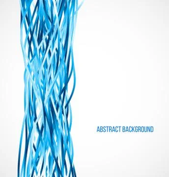Absract blue background with vertical lines Stock Illustration