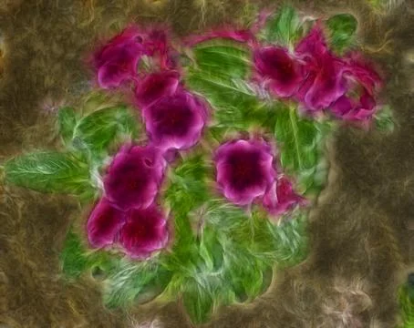 Absract flowers Stock Illustration