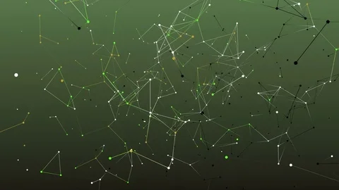 Absract geometry background with lines and dots Stock Footage 77168697