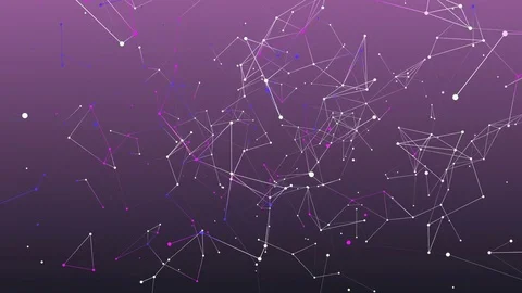 Absract geometry background with lines and dots Stock Footage 77171400