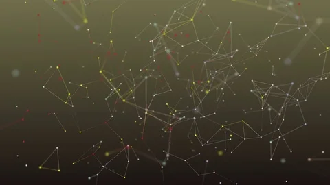 Absract geometry background with lines and dots Stock Footage 77171945