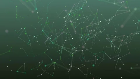 Absract geometry background with lines and dots Stock Footage 77173184