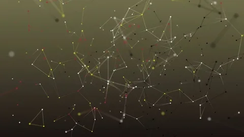 Absract geometry background with lines and dots Stock Footage 77174876