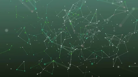 Absract geometry background with lines and dots Stock Footage 77175653