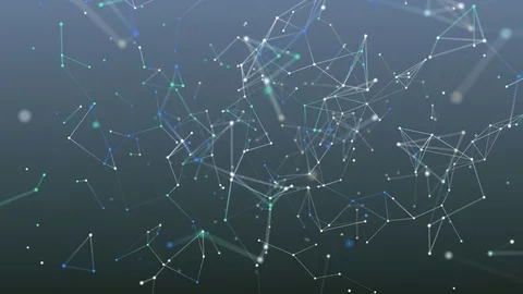 Absract geometry background with lines and dots Stock Footage 77176052