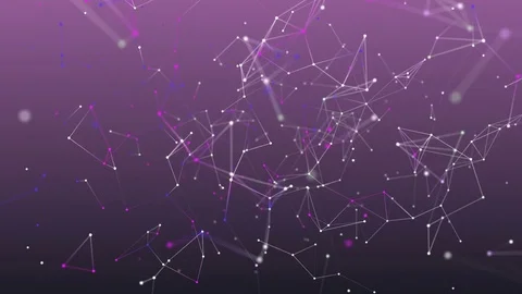 Absract geometry background with lines and dots Stock Footage 77176526