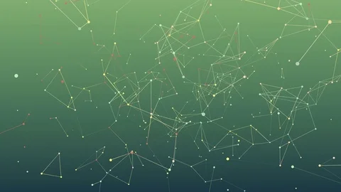 Absract geometry background with lines and dots Stock Footage 77187585