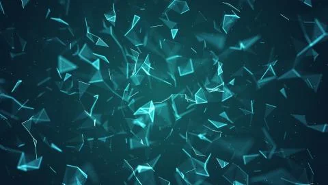 Absract geometry background with lines and dots Stock Photos