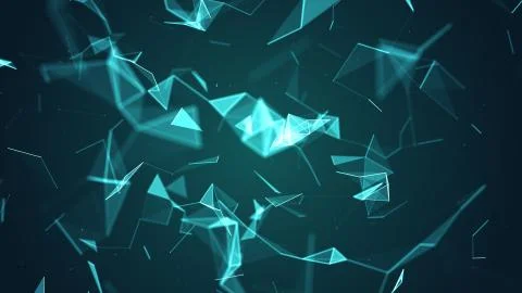 Absract geometry background with lines and dots Stock Photos