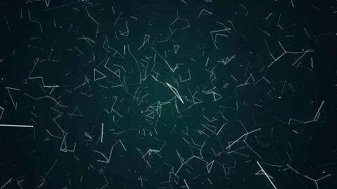 Absract geometry background with lines and dots Stock Photos