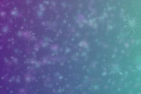 Absract gradient from purple to water green color and star shaped patterns. Ilustração Stock