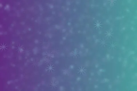 Absract gradient from purple to water green color and star shaped patterns. Ilustração Stock