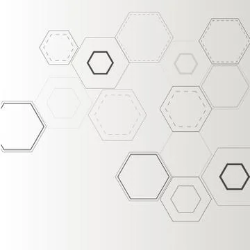 Absract technology and science background. Illustrazione stock