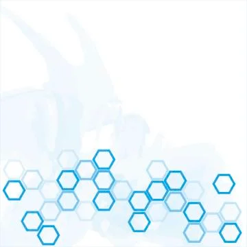 Absract technology and science background. Illustrazione stock