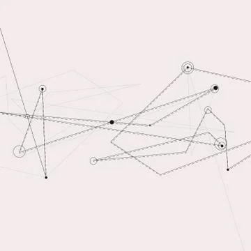 Absract technology and science background. Illustrazione stock