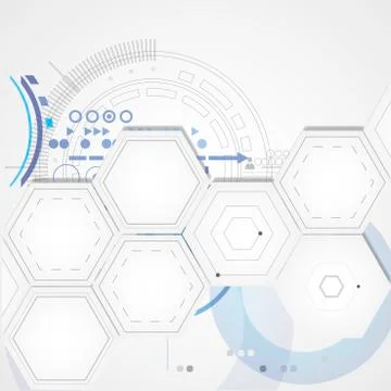 Absract technology and science background. Stock-Illustration
