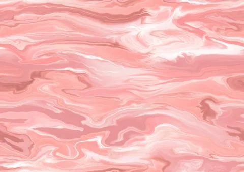 Absrtact Horizon Seamless Pattern with Liquid Acrylic Effect Stock Illustration