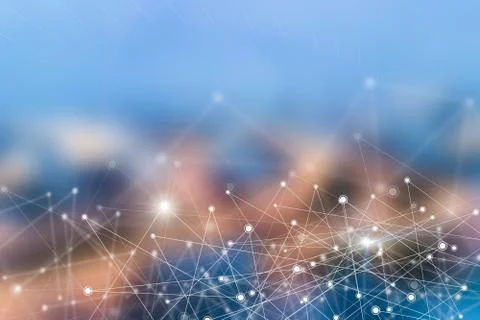 Abstackt technology background concept internet and element technology Stock Photos