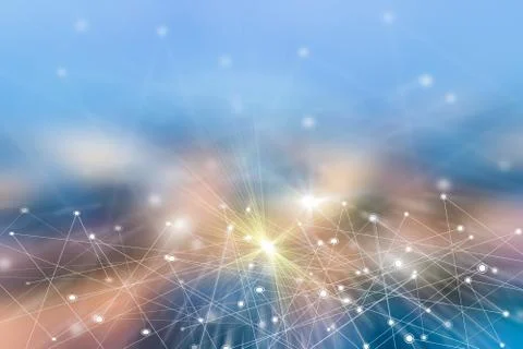 Abstackt technology background concept internet and element technology Stock Photos