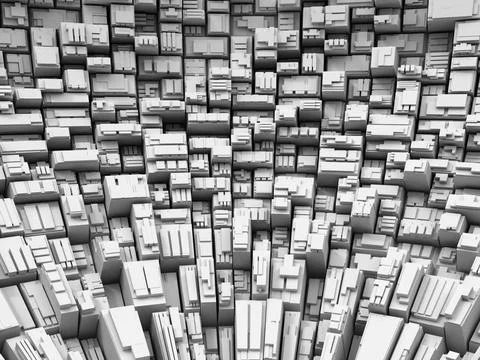 Abstact background from boxes. 3d Abstact background from boxes. 3d Copyri... Stock Photos