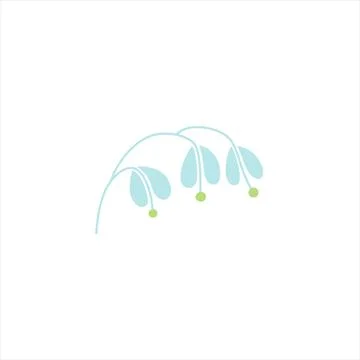 Abstact flower vector illustration. Stock Illustration