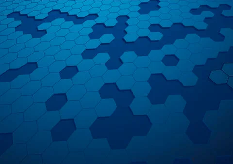 Abstact hexagon background Stock Illustration