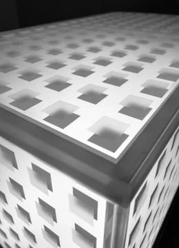 Abstact metal cube background Foto stock