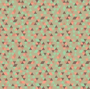 Abstact mosaic seamless pattern Stock Illustration